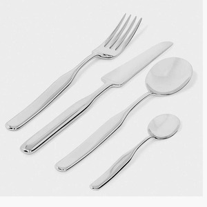 Vente en gros d'exportateur indien, design tendance, couverts en métal de qualité supérieure, ensemble de couverts en acier inoxydable argenté pour toutes les fêtes - Product Image 4