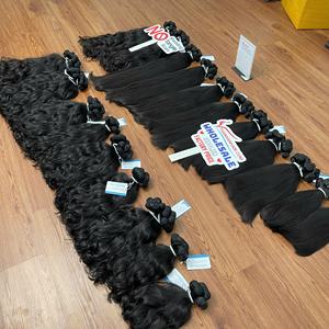 Produit best-seller Faisceaux de cheveux bruts Machine à double trame Extensions de cheveux Cheveux humains vietnamiens naturels non traités - Product Image 1