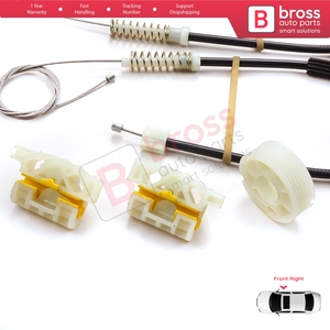 Kit de réparation de lève-vitre avant droit BWR5102 pour Laguna MK3 X91 BT0/1 KT0/1 2007-2015 5 portes 807000002R - Product Image 6