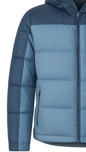 Chaqueta Acolchada Transpirable Ecológica de Estilo Urbano para Hombre, Chaqueta de Invierno con Capucha de Alta Calidad, Cierre de Cremallera Frontal con Logotipo, Diseño Sólido - Product Image 5