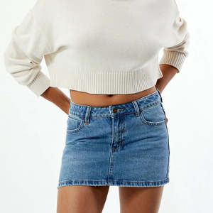 2025 nouveau Style femmes jean tenues Sexy régulier mince Denim jupe vente chaude en gros bas prix confortable prix raisonnable prix - Product Image 4