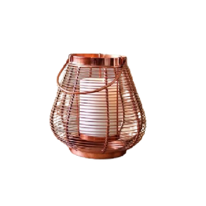 Bougeoir votif en métal massif couleur or rose dernier modèle Bougeoir en fer antique de forme et de taille personnalisées à vendre - Product Image 1