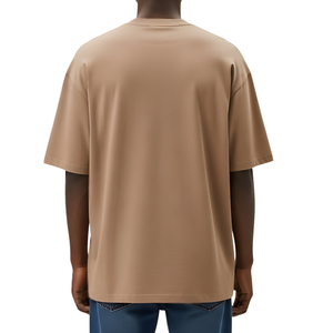 Camiseta Hip Pop Personalizada para Hombre, 100% Algodón, Talla Grande, Color Sólido, 220 Gramos, Tejido de Punto, Ecológica, Secado Rápido, Impresión Digital - Product Image 2