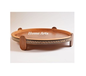 Bandeja para servir comida de madera de último diseño con calidad superior Bandeja para servir chocolates de tamaño personalizado a la venta - Product Image 4