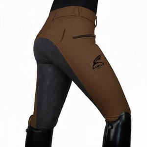 Pantalons d'équitation tendance, best-sellers, taille haute, avec grip intégral, pantalons d'équitation pour femmes, collants d'équitation à boutons - Product Image 3