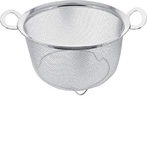 Passoire en fil métallique de haute qualité, passoire alimentaire de cuisine avec poignée en silicone vert pour sécher les graines de légumes, les pâtes et les Fruits - Product Image 5