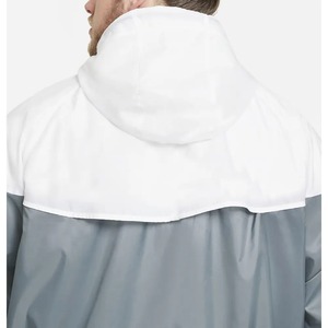 Veste coupe-vent en toile imperméable de haute qualité pour l'extérieur, unisexe, coupe ajustée, impression de logo personnalisée, service OEM - Product Image 5