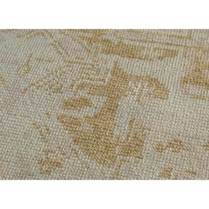 Tapis en laine noué à la main Erbe Ivory, style bohème, GS-1068 (Cs-07), motif médaillon abstrait, pour la maison, le couloir, le salon, tapis rectangulaire fait main - Product Image 3