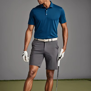 กางเกงกอล์ฟขาสั้นสำหรับผู้ชาย ผ้าฝ้าย 100% สวมใส่สบาย น้ำหนักเบา เหมาะสำหรับกิจกรรมกลางแจ้งและการฝึกซ้อม - Product Image 6