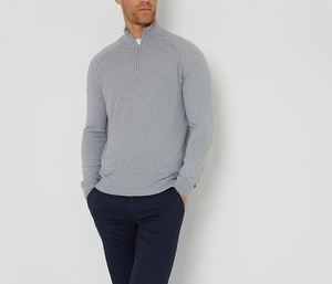 New Arrival Quarter Zip Winter <b>Thermal</b> <b>Clothing</b> <b>Men</b> Sweater Quick Dry Athletic Training Activewear Top Streetwear Sweatshirt - Product Image 3