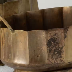 Modern Antique Metal Handmade Handle Table <b>Vase</b> Metal <b>Vases</b> <b>Set</b> of <b>3</b> for Home Decor and Decorative by decor Impex - Product Image 3