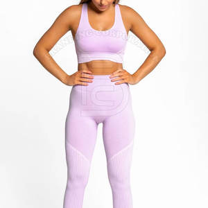 Soutien-gorge d'entraînement sans couture de qualité supérieure pour les femmes Soutien-gorge de sport à impact élevé personnalisable Respirant Strappy Backless Design Plus-Size Friendly - Product Image 5