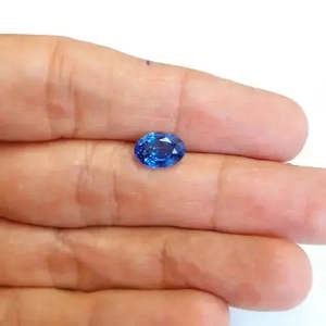 Zafiro Azul Natural de 2 Quilates, Corte Ovalado, Calidad AAA+, Certificado GIE, Gema Suelta de Primera Calidad, Gem185 - Product Image 3