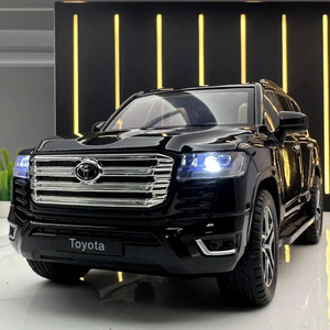 Coche de Metal Fundido a Presión Toyota Land Cruiser Escala 1:24 con Control Remoto, Puertas Abribles, Efectos de Sonido y Luz, Aleación Premium - Product Image 6