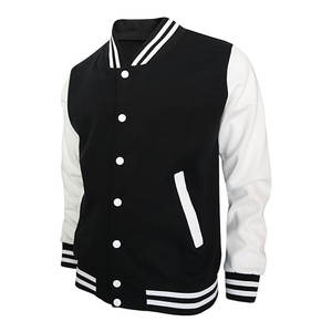 Veste de Baseball Personnalisée de Haute Qualité à Prix Bas Fabriquée en Usine, Veste en Polaire de Couleur pour Adultes et Jeunes, Veste de Baseball Personnalisée pour Hommes - Product Image 4
