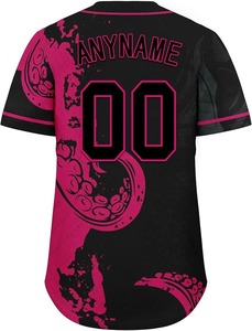 เสื้อเจอร์ซีย์เบสบอลพิมพ์ลายสดใสสไตล์เรโทร & ทันสมัยสำหรับลีก - Product Image 4