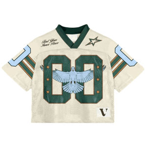 Camiseta de fútbol de gran tamaño Vintage personalizada del mejor fabricante, ropa de calle americana con características transpirables para hombres - Product Image 3