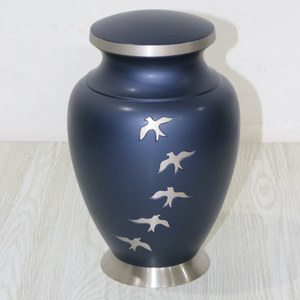 Urna de cremación más vendida para mantener urna de recuerdo de cenizas hecha de metal de la mejor calidad suministrada al por mayor por HHO - Product Image 3