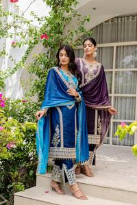 ชุดผ้าปักลาย salwar kameez สำหรับผู้หญิงที่มีการจับคู่ dupatta และสวมใส่สบายด้านล่างในราคาที่ดีที่สุด - Product Image 4