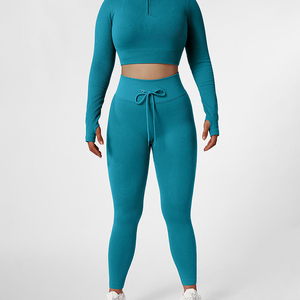 Leggings 100% coton haute performance pour femmes Tissu tricoté extensible doux Logo de taille personnalisable Direct OEM/ODM Usine - Product Image 5