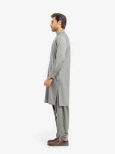 Tenue traditionnelle pakistanaise pour hommes, Salwar Kameez, robe musulmane pour les fêtes de l'Aïd et les occasions décontractées - Product Image 4