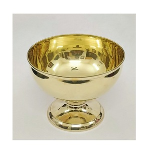 Bol en or artisanal, fait sur mesure, écologique, décoration de table à domicile, bol en laiton, vente la plus chaude pour hôtel, salade, dîner, bol à fruits - Product Image 3