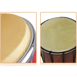 High Quality Animal Skin Drumhead-Customizable Size Design OEM/ODM Service High-Pitched Sound Quality All Colors Available High - Product Image 3