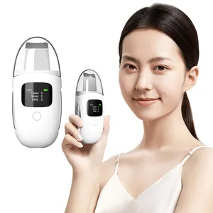 Ultrasonic Skin Scrubber Pore Cleaner Facial Ion Deep Face Cleaning Sonic Peeling Tools EMS Facial Radio Mesotherapy