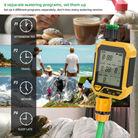 Minuteur de vanne d'eau intelligente programmable YIERYI - Contrôleur d'irrigation automatique pour systèmes d'irrigation goutte à goutte et d'arrosage