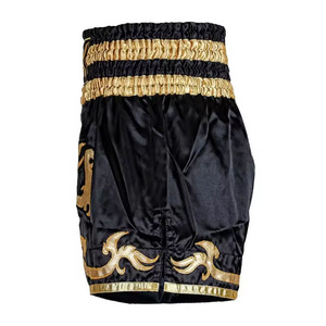 Pantalones cortos de Muay Thai personalizados de calidad superior diseños personalizados para Kickboxing y boxeo hechos de algodón para desgaste de artes marciales - Product Image 5