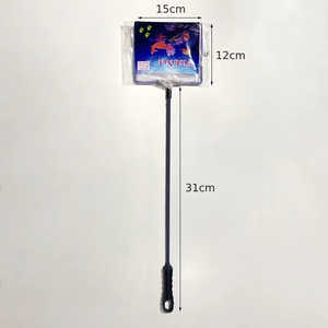 Épuisette rectangulaire pratique Icegalax pour aquarium, piscine, spa, bain froid - Équipement de pêche pour patio, emballage en boîte - Product Image 2