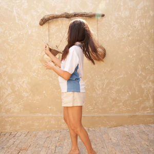 Camiseta Unisex Casual Híbrida Ultifresh con Paneles en Contraste, Tejido No Tejido, Diseño Sólido de Lana, Poliéster y Algodón, Transpirable y Bordada - Product Image 2