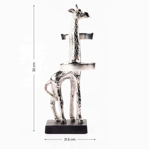 Luxury Silver <b>Elephant</b> T Light <b>Candle</b> Stand Elegant Handmade Aluminum Christmas Home Decorative Tableware Customizable Print - Product Image 4