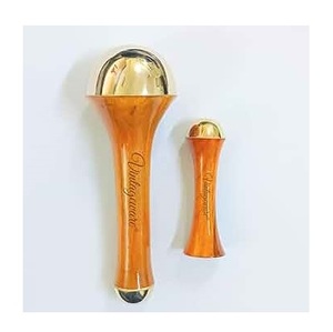 Masseur pour les pieds et le corps en bronze et en bois avec manche en bois, 100% meilleure qualité, baguette en bois Kansa, outils de massage corporel, faible MOQ - Product Image 5