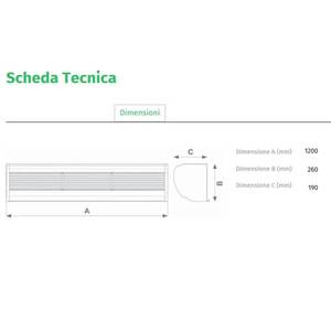 Cortina de Aire Industrial Comercial Vortice Serie Trifásica de 120 cm, Modelo AD1200T con Aspas Ajustables - Product Image 2