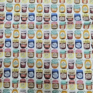 หลากหลายดอกไม้สวยสดใสสดใสและวินเทจผ้าฝ้าย 100 เปอร์เซ็นต์ poplin ผ้าพิมพ์ดิจิตอลกว้าง 44 นิ้ว - Product Image 5