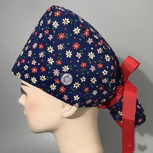 Gorro de enfermera para mujer, gorro de punto para salón de belleza, exfoliante Clínico Quirúrgico para Hospital de mascotas para médico, dentista, laboratorio de farmacia, gorro - Product Image 1