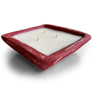 Lot de 2 bougeoirs à pâte en bois massif au design élégant, parfaits pour la décoration de mariage et de vaisselle à la maison, idées phares - Product Image 2