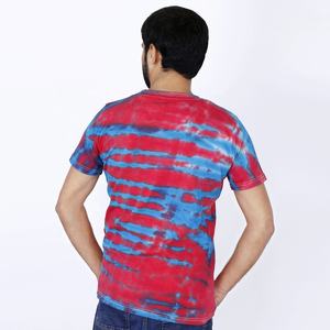 T-shirt décontracté à manches courtes multi-couleurs surdimensionné pour homme, 100% coton, t-shirt respirant, vente en gros - Product Image 6