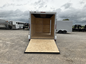 2026 Cross 7x14 Enclosed Cargo <b>Trailer</b> Tandem Axle Utility <b>Trailer</b> 84" Interior Height V-Nose Ramp Door Cargo Hauler <b>Trailer</b> - Product Image 5