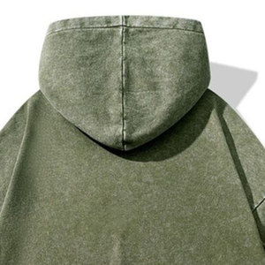 Fabriqué au Pakistan dernière conception sweats à capuche délavés à l'acide en gros basiques hommes sweats à capuche délavés à l'acide pour adulte - Product Image 5