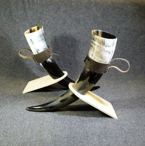 Corne à boire viking en pierre naturelle, faite à la main, motif animal, polie, sans danger pour les aliments, écologique, Inde - Product Image 5