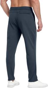 Pantalon de survêtement peigné coloré décontracté brodé taille élastique mi vintage - Product Image 4