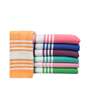 Wholesale Export Quality Embroidered <b>Towels</b> 50*70cm Customized <b>Striped</b> Design at Wholesale Retail Price for Export From India - Product Image 1