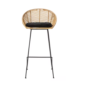 Recién llegado, muebles para el hogar, muebles de decoración de ratán, nuevo diseño, silla de ratán, combinar patas de hierro, artesanía hecha en Vietnam - Product Image 6