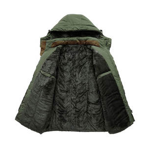 Chaquetas Parka Cálidas de Secado Rápido Ecológicas de Alta Calidad para Hombre, Diseño Personalizado con Capucha, Estilo Urbano, Talla Grande, Lona al por Mayor - Product Image 4