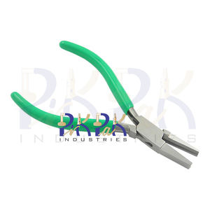 Mangos de PVC de 115mm, medio alicates cóncavos, mandíbulas lisas para prensar Alambre de pesca, joyería, artesanía de Metal, doblado para circlip - Product Image 5