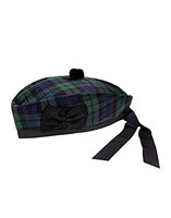 Sombreros Glengarry de lana escocesa de último diseño de alta calidad para hombres, ropa de moda tradicional Highland Wear, sombreros formales