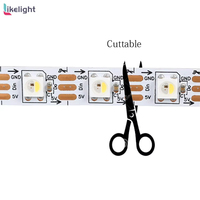Tira de LED Direccionable SK6812 RGB DC5V SMD3535 de 60 LED por Metro, 5mm 8mm, IP65 para Retroiluminación de TV Inteligente y Decoración