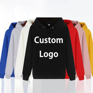 Sudadera con Capucha para Hombre, 100% Algodón, Felpa Francesa, Lisa, Invierno, Corte Holgado, Alta Calidad, Talla Grande - Product Image 5